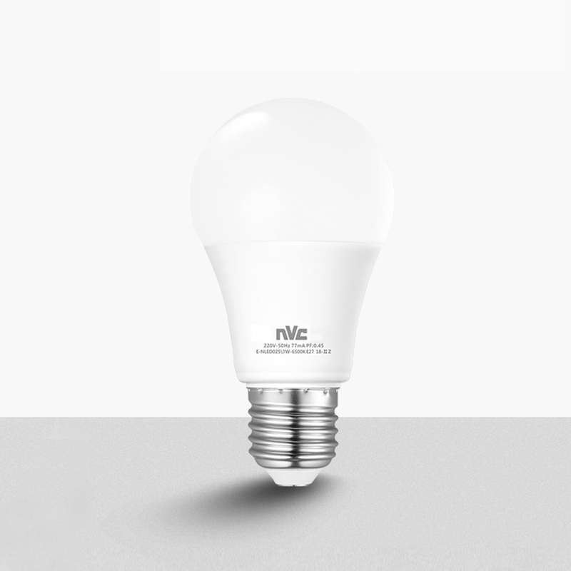 led灯泡 9w 中性光4000k 暖白 e27螺口 家用超亮 吊灯灯泡 极有家