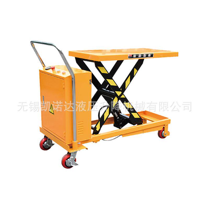 电动液压平台滚筒滚珠点评堆高装卸模具车小型剪叉升降机搬运车