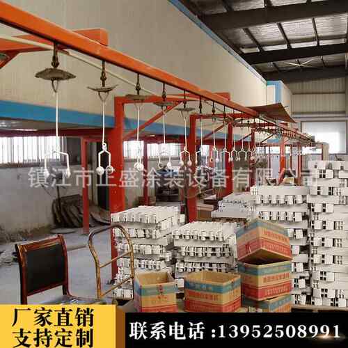 专业设计气片散热器涂装暖线线Z111 五金涂 喷粉室喷电泳线 喷塑