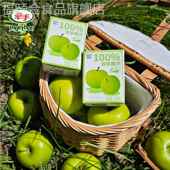 6盒整箱 牵手青苹果汁100%纯果汁饮料200ml 工厂直发