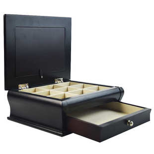 多层宝盒首饰木质首饰盒收纳盒化妆厂家箱批发复古珠珠宝首饰盒