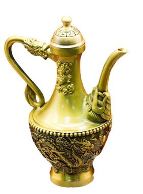 黄铜凤0龙酒壶家佳居桌家面工艺品摆件宴会百福酒壶铜器送礼品厂