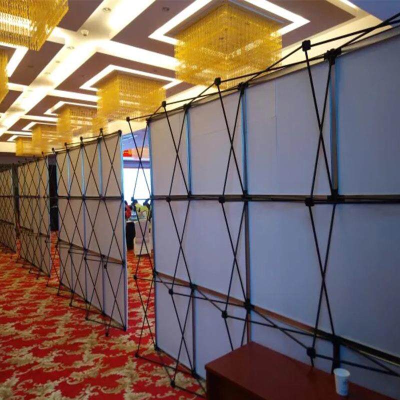 拉网展架铁质婚礼海报展示架活动签到背景架婚庆KT板海报展示架