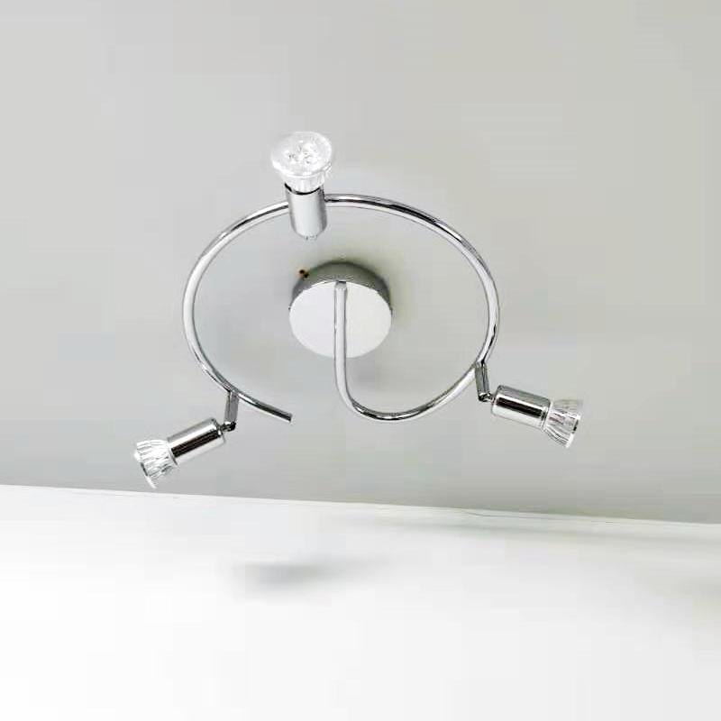现代简约环形三头灯创意led造型过道入户灯家用客厅墙吸顶灯