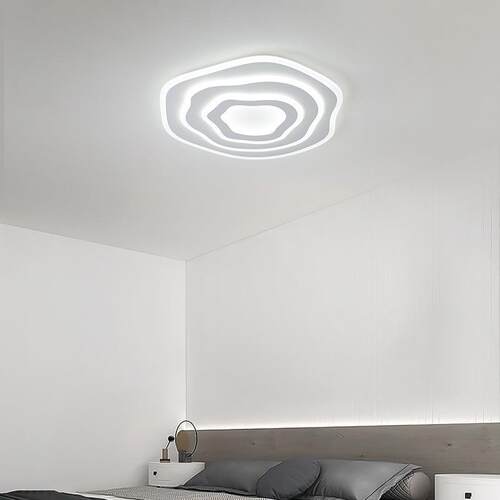 现代简约卧室灯2025新款主卧房间灯现北欧风格创意圆形小客厅吸顶