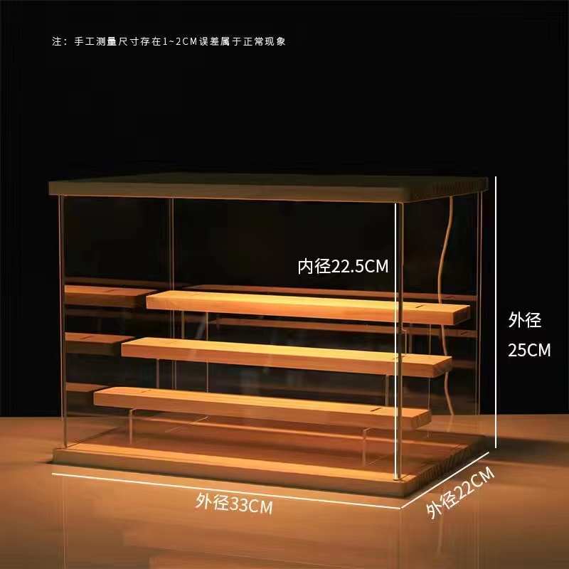 路亚假饵硬饵钓鱼米诺渔轮水滴轮纺车轮展示柜渔鱼钓具盒收纳收藏