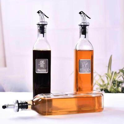 Kitchen Oil Bottle Sauce Vinegar Seasoning Bottle Dispenser
