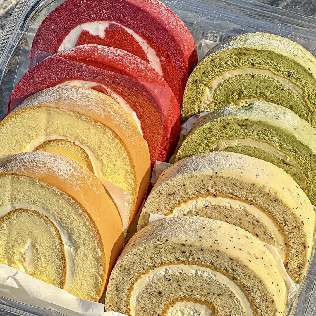 瑞士卷蛋糕卷动物油蛋糕网红零食早餐下午奶茶点奶心香浓郁夹甜品