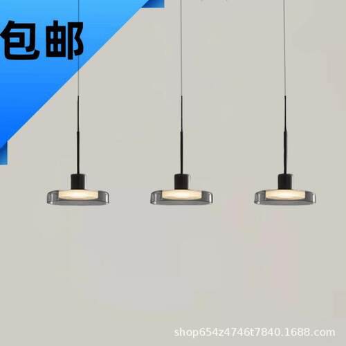 北欧现代简约卧室床头小吊灯设计师极简时尚创意餐厅吧台玻璃灯具