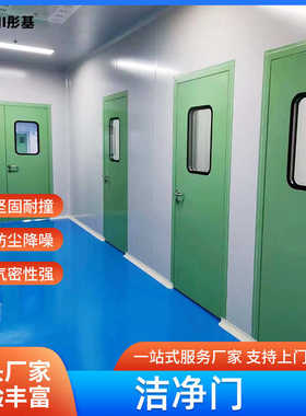 钢质气密门净化门定制无尘车间钢制病房平开门医院洁净门定做钢门