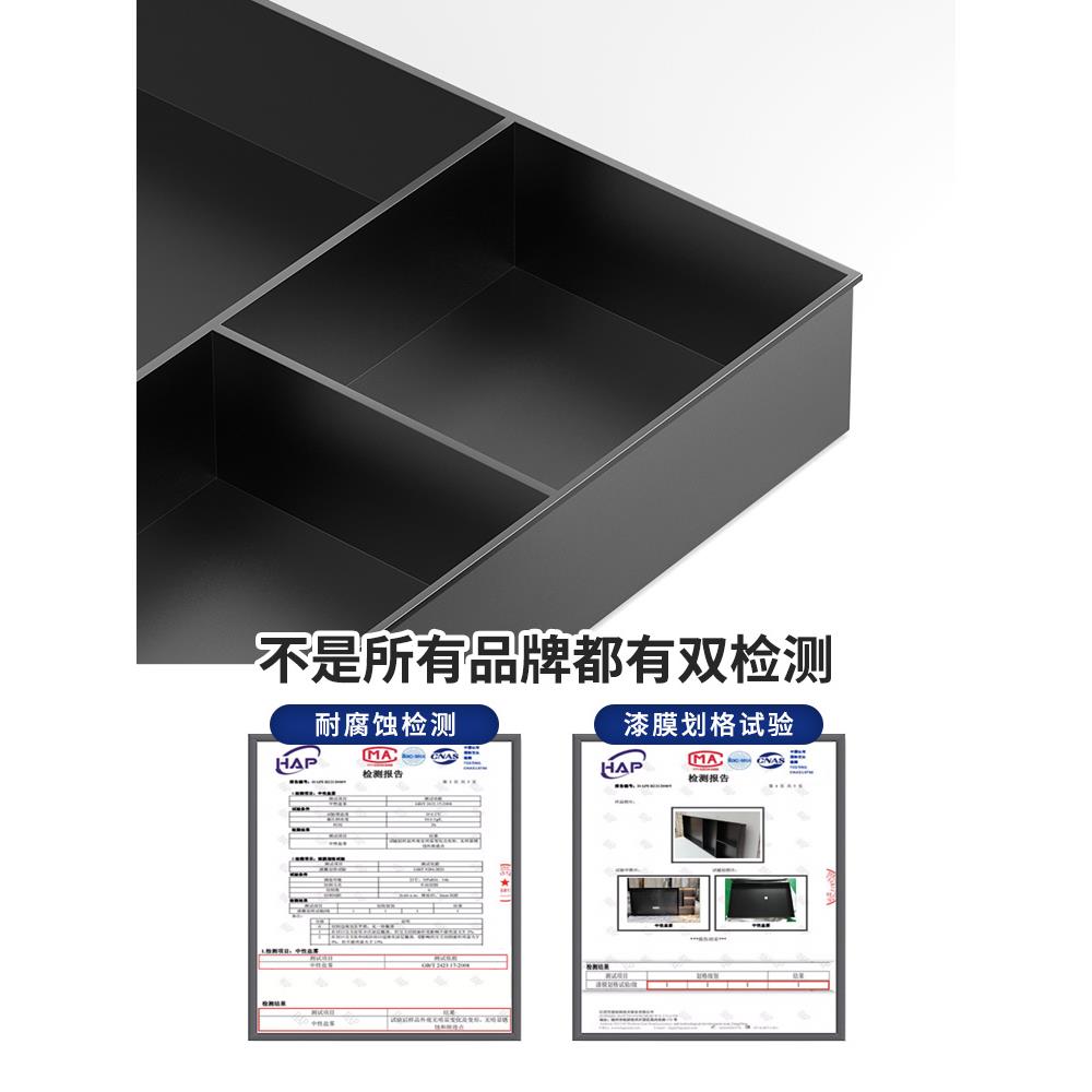可定不锈钢板电视壁龛嵌入式铝合金属内嵌框背景柜75 85 100英寸