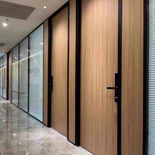 杭州办公室玻璃隔断墙 铝合金隔断钢化磨砂玻璃隔断 百叶玻璃隔断