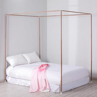 1..8m制卖支架1定单宫廷.实木加厚四柱米5单独27l8k 的1粗子蚊帐