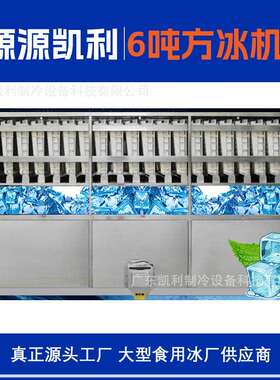 日产6吨节能方冰机颗粒冰 商用PLC智能节水系统 源头厂家专利技术