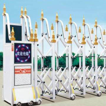 JXT-1025铝合金伸缩门高档智能电子伸缩门