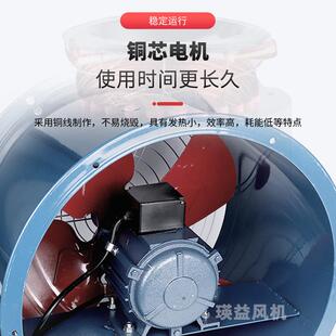 SF8 6岗位式 轴流风机2.2KW 4KW工业落地风扇防潮防油换气引风机