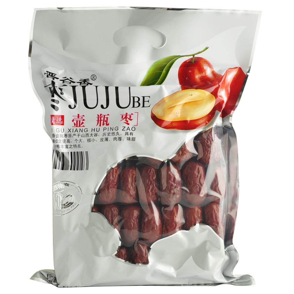 山西特产晋谷香壶瓶枣516g 精选枣516g克 红枣 太谷壶瓶枣大枣子