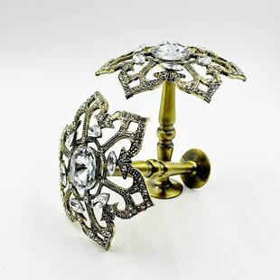 窗帘挂钩墙钩壁钩配件辅料装饰挂球绑带新款简约现代轻奢挂钩打孔