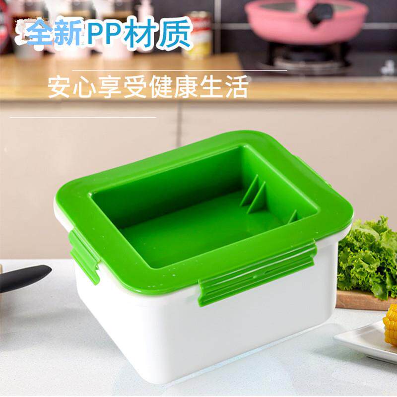 豆腐压水器手动压干豆腐沥水盒方形豆腐专用工具菜馅酸奶挤压神器