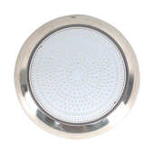 LED不锈钢水下泳池灯平面薄款 水底灯RGB七彩遥控泳池灯 壁挂式