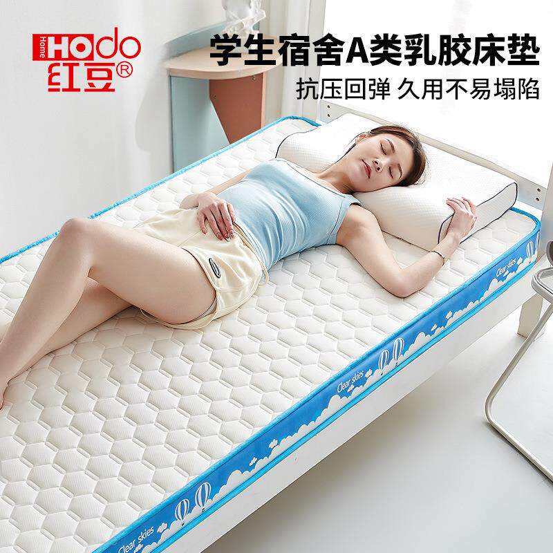 乳胶床垫遮盖物学生宿舍单人软垫家用卧室租房专用海绵榻榻米垫子