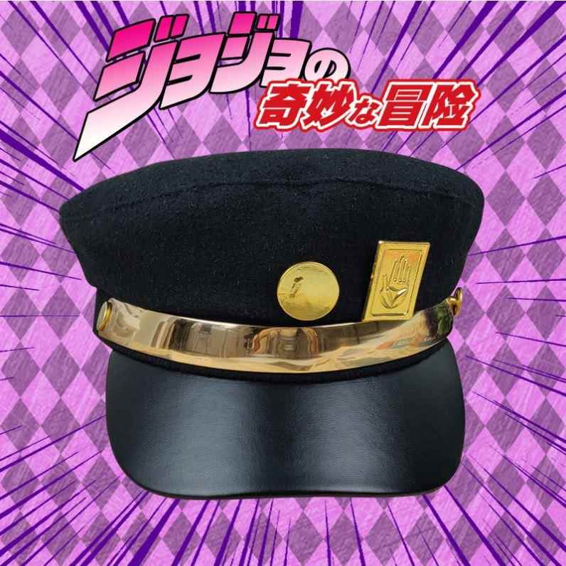 空条承太郎cos帽子动漫周边JOJO的奇妙冒险二次元金属徽章遮阳帽