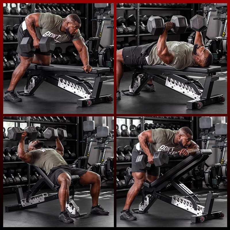 腹哑铃腹凳动能可调哑铃凳家商用卷厂家卷推仰卧起坐多卧健身房