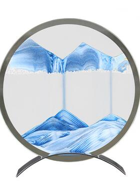 流NX0200-1沙画摆件家居饰品酒客厅创漏意沙电视柜办柜公室装饰品