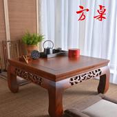 正品 榆木榻榻米茶桌和桌室几桌飘窗炕几矮桌花习桌地台雕阳台 中式