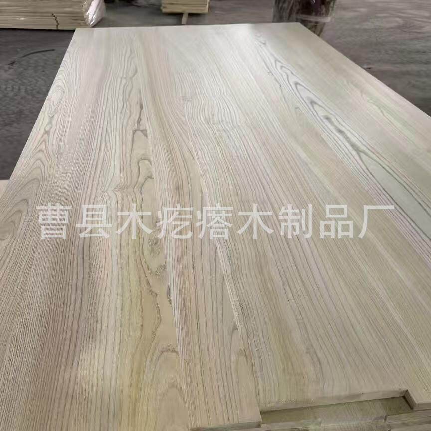 白椿直拼木原木大板家装木质材料国产白蜡YDN木板拼板实木短拼板