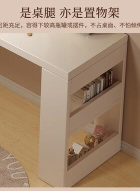 电脑桌转角尾家用书架一体书桌女生74018卧室学L型习办伸公桌可缩