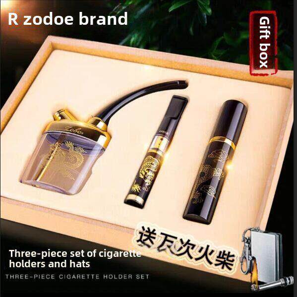 Zobo正品金属香烟七重滤芯烟嘴滤芯烟净化器可水洗循环式厚薄两用
