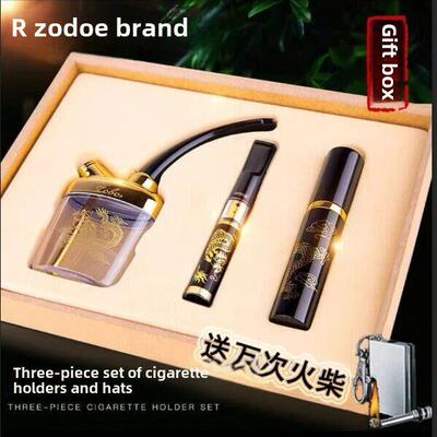 Zobo正品金属香烟七重滤芯烟嘴滤芯烟净化器可水洗循环式厚薄两用