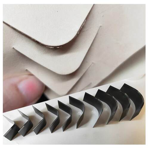 手工皮具工具手工皮革 刀模 R角刀模切圆角刀模DIY切圆边角模具