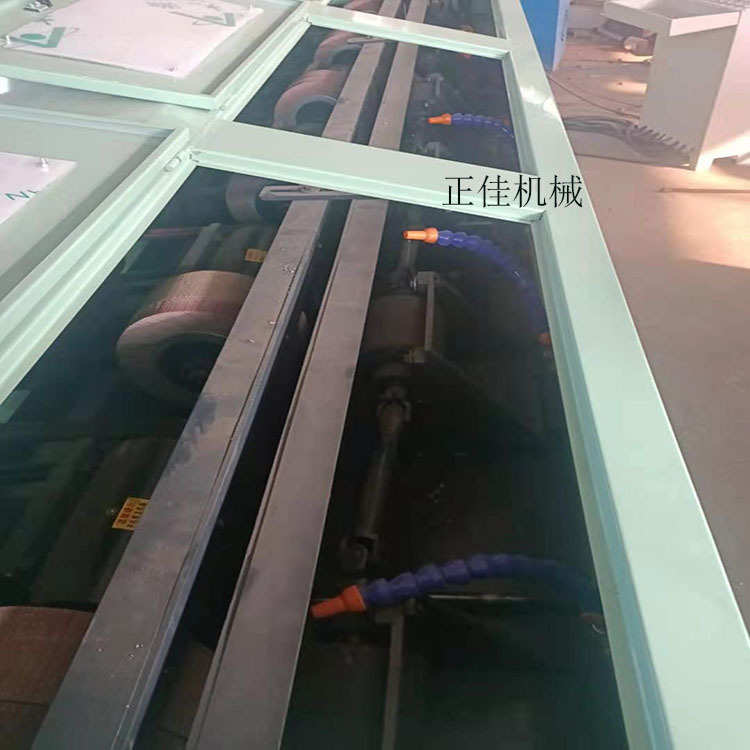 圆管抛光机自动上下料铝管除锈钢管打磨无心多工位电镀外圆抛光机