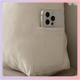 TUF4床头靠垫床上大靠背靠枕腰靠垫背榻榻米软包学生宿舍卧室护腰