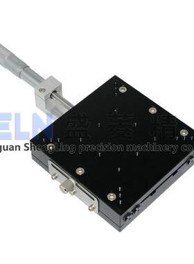 供应LX120-C精密微调手动位移平台X轴交叉直线运动导轨位移滑台