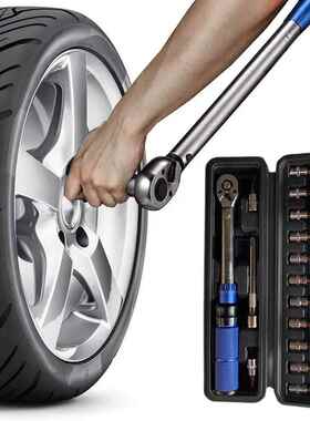 15件套1/4预置式扭力扳手2-24Nm21件套自行车扭矩扳手组套5-25Nm