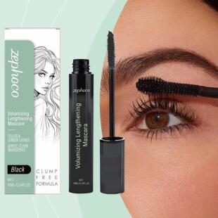 long ZEPHOCO curl voluminous Creates Lengthening Mascara