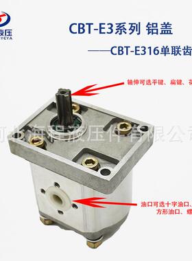 CBT-E316FBR-NB 铝盖高压液压泵 排量4-25ml/r可选