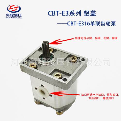 CBT-E316FBR-NB 铝盖高压液压泵 排量4-25ml/r可选