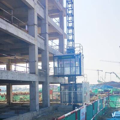 厂家直供齿条式货梯高层房建施工工地SC120无人驾驶智能齿条货梯