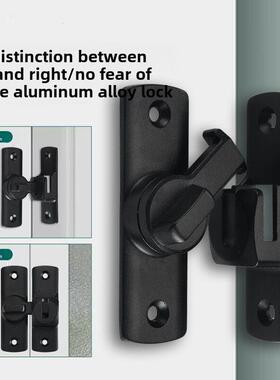 无冲孔门闩门闩表面安装酒店浴室门扣滑动门扣加厚门锁防盗扣锁