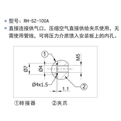 EVERMORE(艾菲末）-三指平行气爪RH-SZ-100A