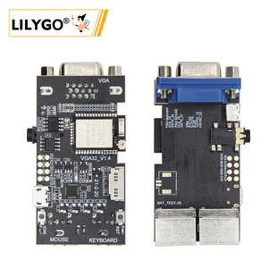 VT终端 TTGO VGA V1.4控制器PS 2鼠标键盘控制器图形库游戏引擎