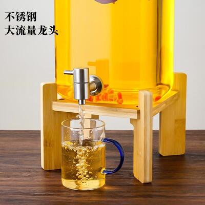 玻璃泡酒瓶底座实木竹木垫高架子酵素桶底托果汁密封罐支架