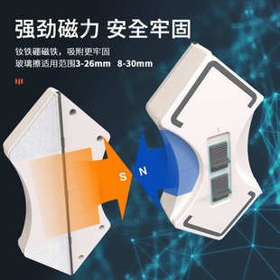 批发可调节双面玻璃擦家用磁吸擦玻璃器保洁洗双层擦玻璃