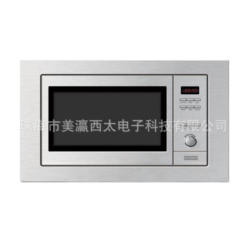 外贸出口家用电器不锈钢嵌入式微波炉带烧烤功能
