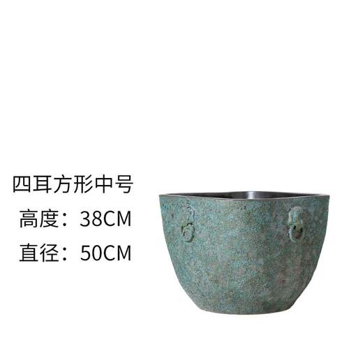 高档碗景德粗陶陶镇瓷鱼缸荷花缸睡莲盆莲乌龟缸水缸金鱼缸流水盆
