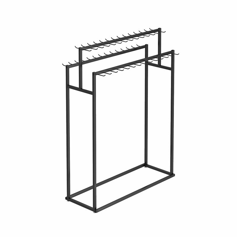 拖把扫把展示架超市门口商用落地放置架铁架移动挂托把货架收纳架